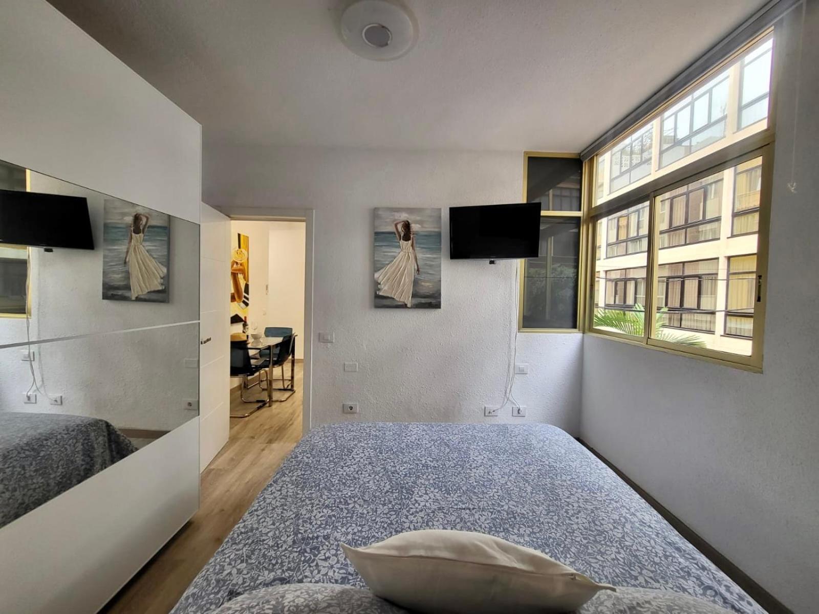 לאס פאלמס דה גראן קנאריה 2 Bedrooms Flat 50 Mts Away From Las Canteras Beach מראה חיצוני תמונה